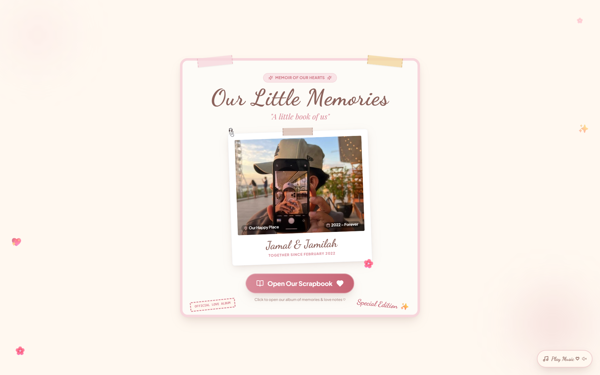 Our Little Memories Showcase